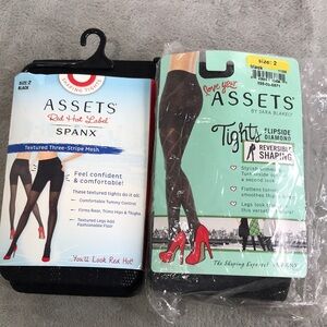 2 Pairs of Assets Shaping Tights size S/M New